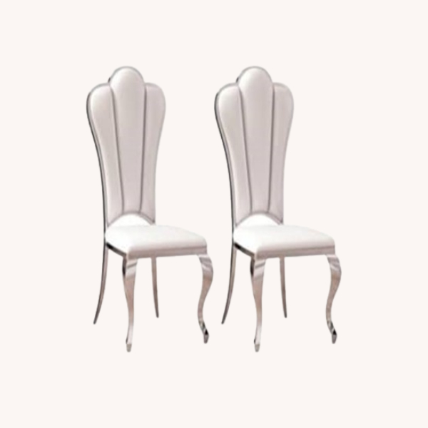 Gold White Chairs