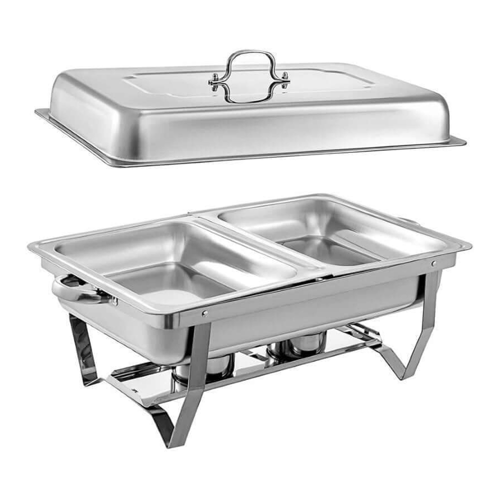 Double Silver Chaffing Dish