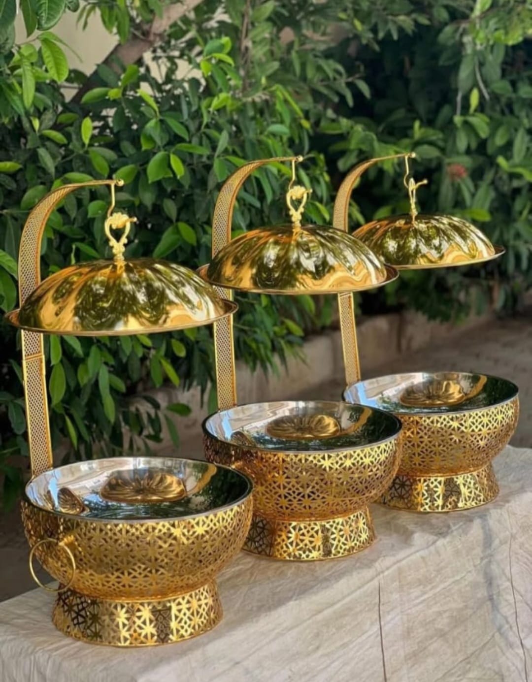 Gold Chaffing Dishes